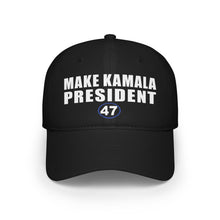 Load image into Gallery viewer, Make Kamala President 47 Low Profile Baseball Cap