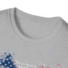 Load image into Gallery viewer, This is America, Vote for Kamala 2024 Unisex Softstyle T-Shirt