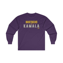 Load image into Gallery viewer, Brothers for Kamala 2024 Unisex Ultra Cotton Long Sleeve Tee