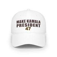 Load image into Gallery viewer, Make Kamala President 47 Low Profile Baseball Cap