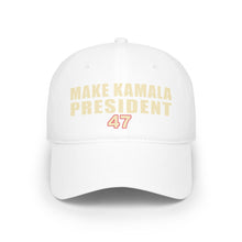 Load image into Gallery viewer, Make Kamala President 47 Low Profile Baseball Cap