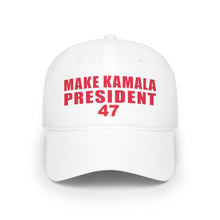 Load image into Gallery viewer, Make Kamala President 47 Low Profile Baseball Cap