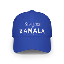 Load image into Gallery viewer, Sisters for Kamala 2024 Blue Low Profile Baseball Cap