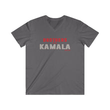 Load image into Gallery viewer, Brothers for Kamala 2024 Men's Fitted V-Neck Short Sleeve Tee
