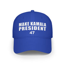 Load image into Gallery viewer, Make Kamala President 47 Low Profile Baseball Cap