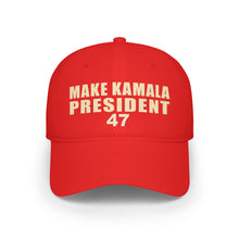 Load image into Gallery viewer, Make Kamala President 47 Low Profile Baseball Cap