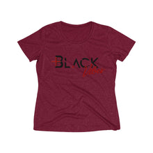 Load image into Gallery viewer, Positive Black Vibes Women's Heather Wicking Tee