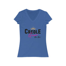 Load image into Gallery viewer, Creole Queen V-Neck Tee