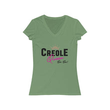 Load image into Gallery viewer, Creole Queen V-Neck Tee