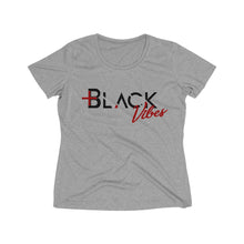 Load image into Gallery viewer, Positive Black Vibes Women's Heather Wicking Tee
