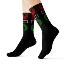 Load image into Gallery viewer, Black is Big (Black) Sublimation Socks