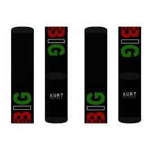Load image into Gallery viewer, Black is Big (Black) Sublimation Socks