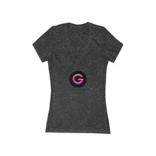 Load image into Gallery viewer, Women's Jersey George of Hampton Deep V-Neck Tee