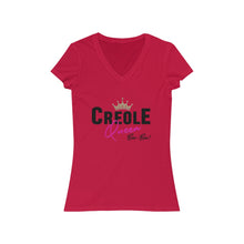 Load image into Gallery viewer, Creole Queen V-Neck Tee