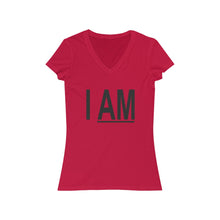 Load image into Gallery viewer, I AM Women's V-Neck Tee