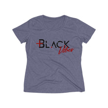 Load image into Gallery viewer, Positive Black Vibes Women's Heather Wicking Tee