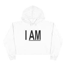 Load image into Gallery viewer, I AM Cropped Hoodie