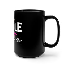 Load image into Gallery viewer, Creole Queen Black Mug 15oz