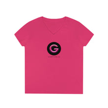 Load image into Gallery viewer, Ladies' GEORGE OF HAMPTON V-Neck T-Shirt