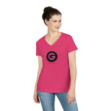 Load image into Gallery viewer, Ladies' GEORGE OF HAMPTON V-Neck T-Shirt