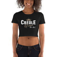 Load image into Gallery viewer, Creole Queen Women’s Crop Tee