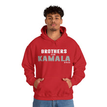 Load image into Gallery viewer, Brothers for Kamala 2024 Red Heavy Blend™ Hooded Sweatshirt
