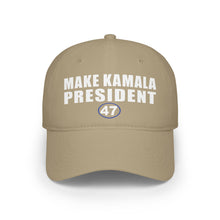 Load image into Gallery viewer, Make Kamala President 47 Low Profile Baseball Cap
