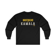 Brothers for Kamala 2024 Black Ultra Cotton Long Sleeve Tee