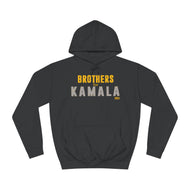 Brothers for Kamala 2024 Black Unisex College Hoodie