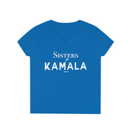 Sisters for Kamala 2024 Ladies' V-Neck T-Shirt