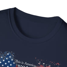 Load image into Gallery viewer, This is America, Vote for Kamala 2024 Unisex Softstyle T-Shirt
