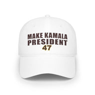 Make Kamala President 47 Low Profile Baseball Cap