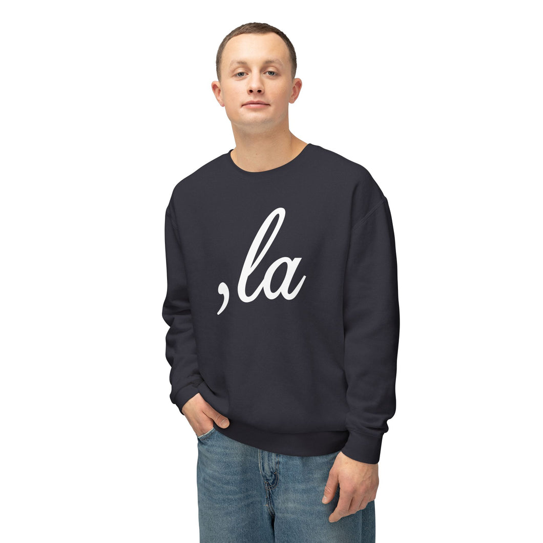 , La Unisex Lightweight Crewneck Sweatshirt