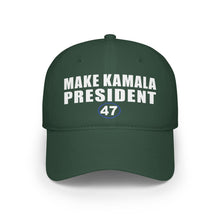 Load image into Gallery viewer, Make Kamala President 47 Low Profile Baseball Cap

