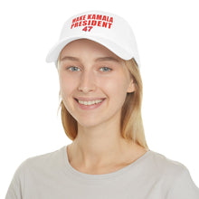Load image into Gallery viewer, Make Kamala President 47 White Low Profile Baseball Cap
