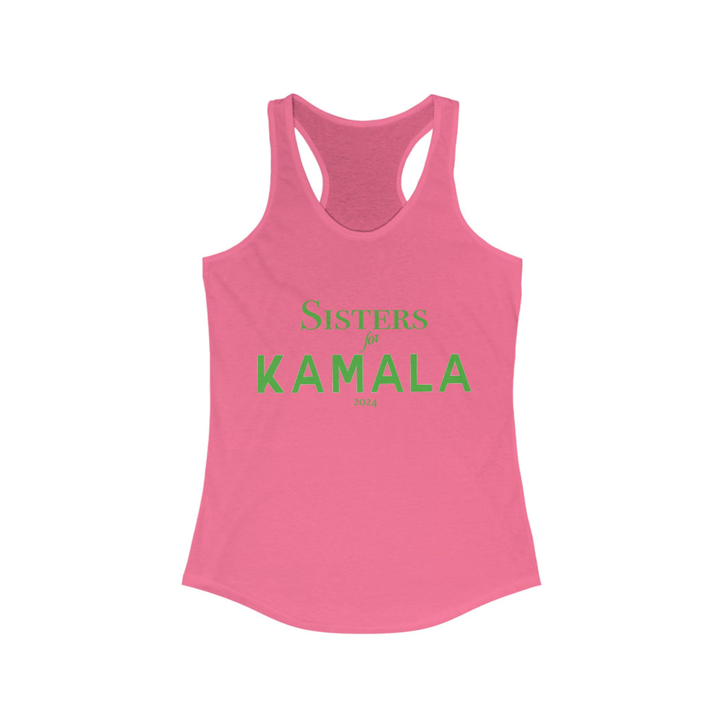 Sisters for Kamala 2024 Women's Ideal Racerback Tank