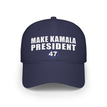 Load image into Gallery viewer, Make Kamala President 47 Low Profile Baseball Cap
