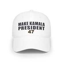 Load image into Gallery viewer, Make Kamala President 47 Low Profile Baseball Cap
