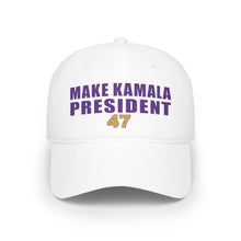 Load image into Gallery viewer, Make Kamala President 47 Low Profile Baseball Cap

