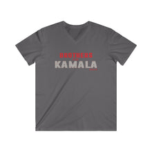 Load image into Gallery viewer, Brothers for Kamala 2024 Men&#39;s Fitted V-Neck Short Sleeve Tee
