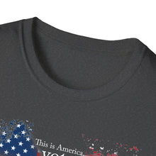 Load image into Gallery viewer, This is America, Vote for Kamala 2024 Unisex Softstyle T-Shirt
