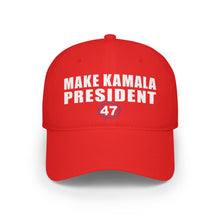 Load image into Gallery viewer, Make Kamala President 47 Low Profile Baseball Cap
