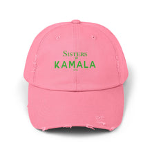 Load image into Gallery viewer, Sisters for Kamala 2024 Unisex Distressed Cap
