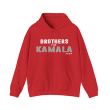 Load image into Gallery viewer, Brothers for Kamala 2024 Red Heavy Blend™ Hooded Sweatshirt
