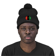 Load image into Gallery viewer, Pan Afrikan B.I.B. Pom Pom Beanie
