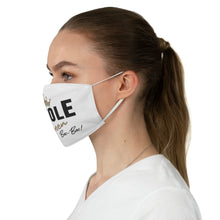 Load image into Gallery viewer, Creole Queen  Face Mask Gold lettering

