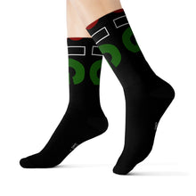 Load image into Gallery viewer, Black is Big (Black) Sublimation Socks
