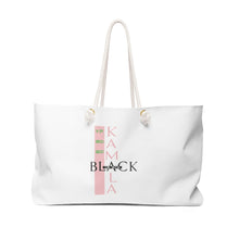 Load image into Gallery viewer, Black is Big KAMALA AKA Weekender Bag
