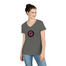 Load image into Gallery viewer, Ladies&#39; GEORGE OF HAMPTON V-Neck T-Shirt
