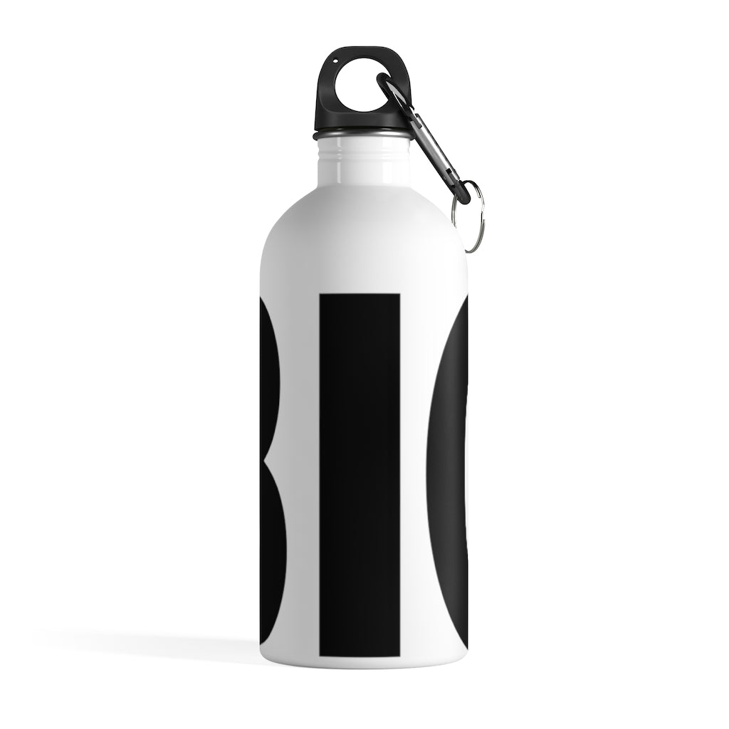 Black is Big Stainless Steel Water Bottle